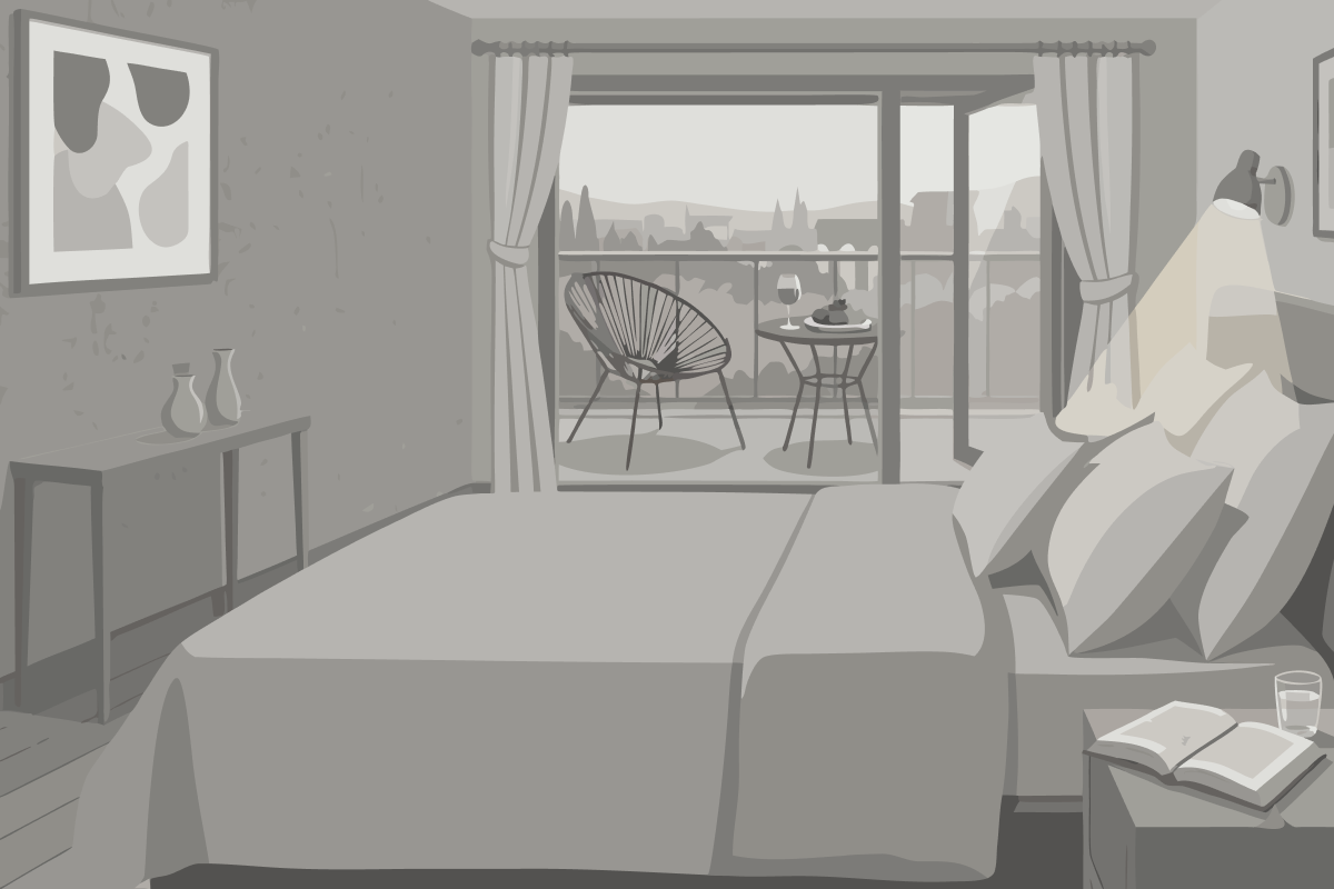 Appartamento con 1 Camera da Letto e Vista Piscina